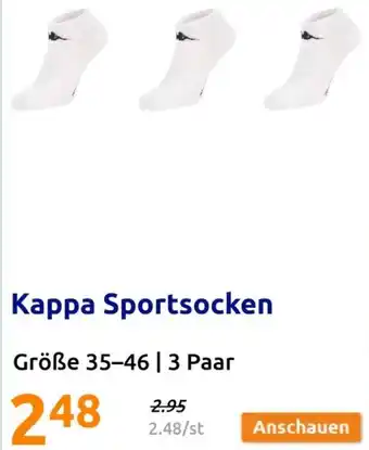Action Kappa Sportsocken Angebot