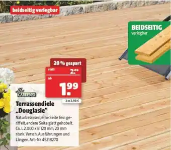 Hagebau Terrassendiele Douglasie Angebot