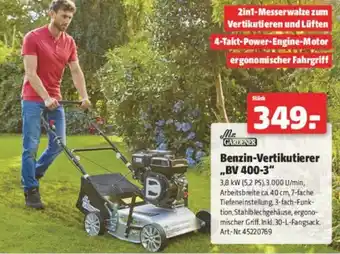 Hagebau Benzin-Vertikutierer BV 400-3 Angebot