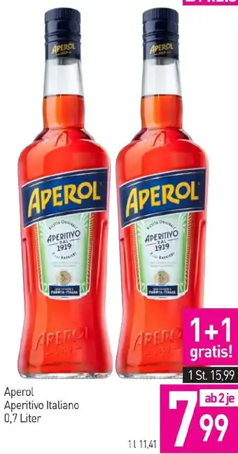 Sutterlüty Aperol Aperitivo Italiano 0,7 Liter Angebot