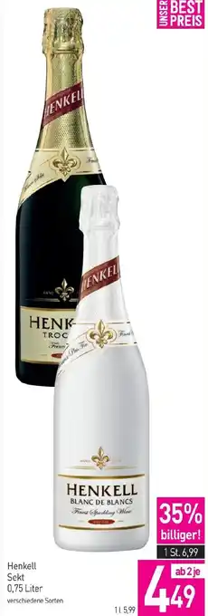 Sutterlüty Henkell Sekt 0,75 Liter Angebot