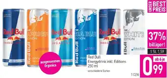 Sutterlüty Red Bull Energydrink inkl. Editions 250 ml Angebot