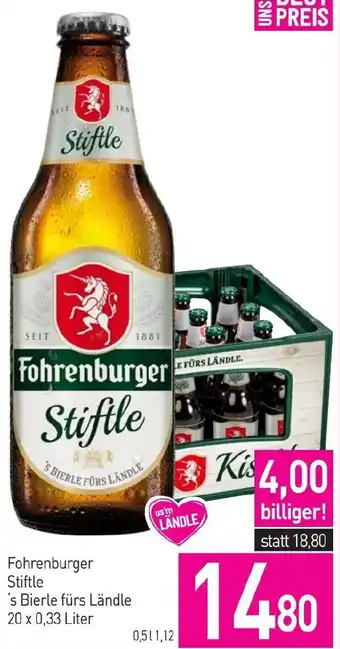 Sutterlüty Fohrenburger Stiftle 's Bierle fürs Ländle Angebot