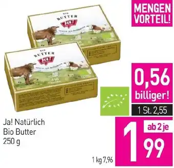 Sutterlüty Ja! Natürlich Bio Butter 250 g Angebot