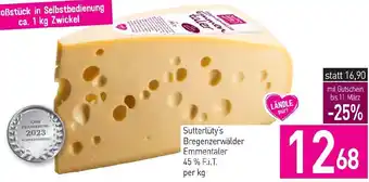 Sutterlüty Sutterlüty's Bregenzerwälder Emmentaler Angebot