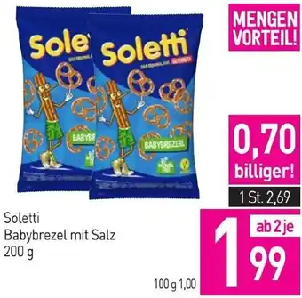 Sutterlüty Soletti Babybrezel mit Salz 200 g Angebot