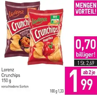 Sutterlüty Lorenz Crunchips 150 g Angebot