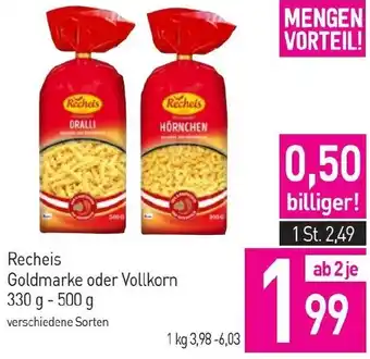 Sutterlüty Recheis Goldmarke oder Vollkorn 330 g - 500 g Angebot
