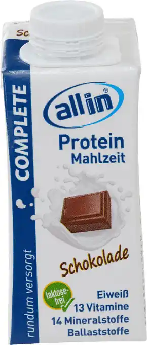 dm allin Trinkmahlzeit Protein Complete Schokolade Angebot