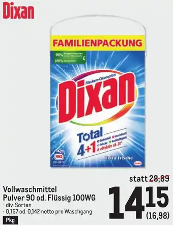AGM Vollwaschmittel Pulver 90 od. Flüssig 100WG Angebot