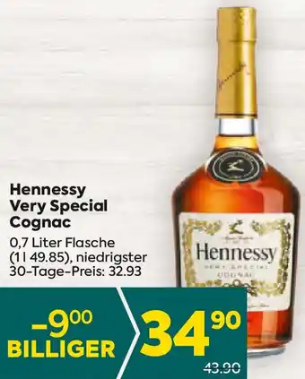 Billa Hennessy Very Special Cognac Angebot