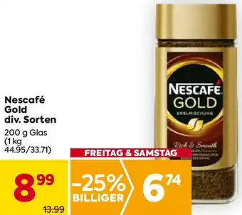 Billa Nescafé Gold div. Sorten Angebot