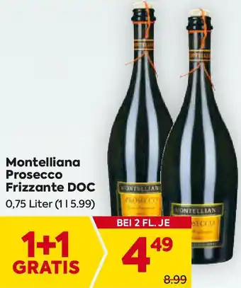 Billa Montelliana Prosecco Frizzante DOC Angebot