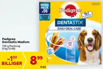 Billa Pedigree Dentastix Medium Angebot