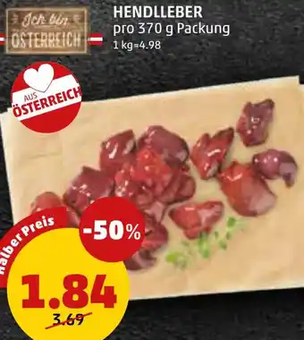 PENNY HENDLLEBER pro 370 g Packung Angebot