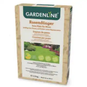 Hofer Gardenline Rasendünger kein Platz für Moos HOFER 1.50 Kilogramm 1 Packung Angebot