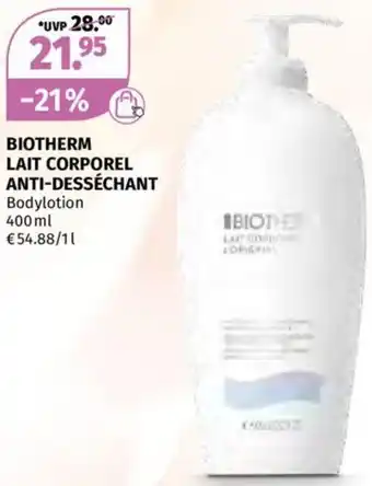 Müller BIOTHERM LAIT CORPOREL ANTI-DESSÉCHANT Bodylotion 400 ml Angebot