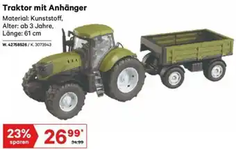 Lagerhaus Traktor mit Anhänger Angebot