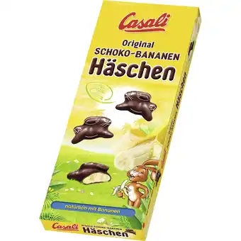 Metro Casali Schoko-Bananen Häschen, Preisangabe ohne MwSt. (Preis inkl. MwSt. 2,52 €), METRO 250 Gramm 1 Packung Angebot