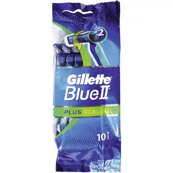Metro Gillette Einwegrasierer Blue II Plus Slalom, Preisangabe ohne MwSt. (Preis inkl. MwSt. 4,79 €), METRO 10 Stück 1 Packung Angebot