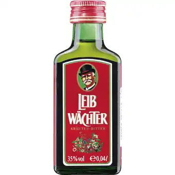 Metro Leibwächter Kräuter-Bitter Likör, Preisangabe ohne MwSt. (Preis inkl. MwSt. 1,07 €), METRO 0.04 Liter 1 Flasche Angebot