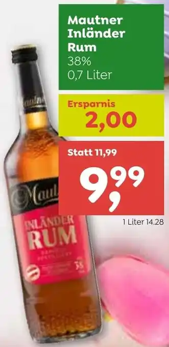ADEG Mautner Inländer Rum Angebot