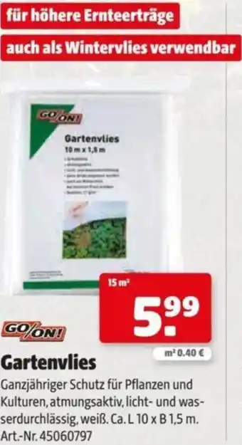 Hagebau Gartenvlies Angebot