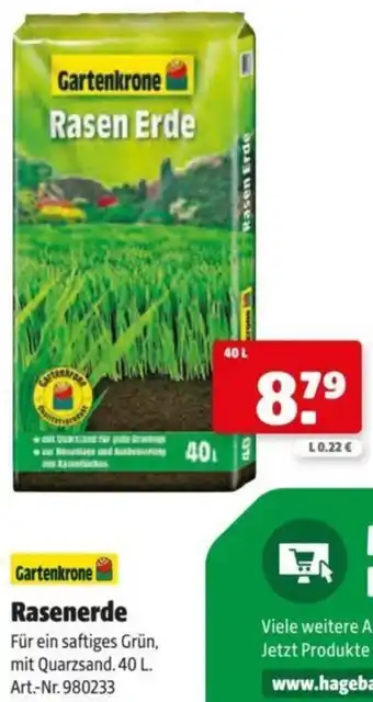 Hagebau Rasenerde Angebot