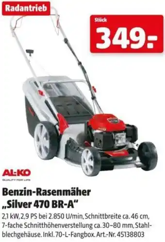Hagebau Benzin-Rasenmäher Angebot