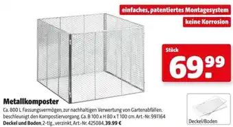 Hagebau Metallkomposter Angebot