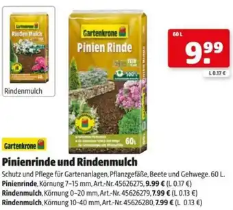 Hagebau Pinienrinde und Rindenmulch Angebot
