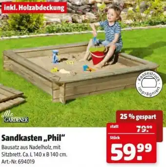 Hagebau Sandkasten Phil Angebot