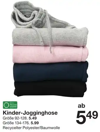 Zeeman Kinder-Jogginghose Angebot