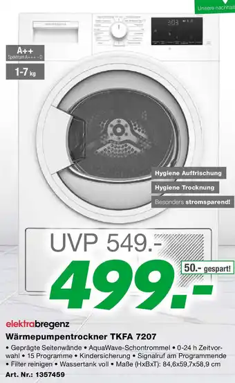 EP Wärmepumpentrockner Angebot