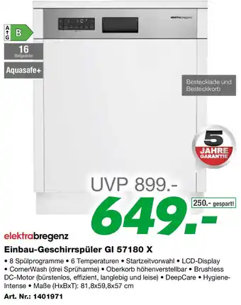 EP Einbau-Geschirrspüler Angebot