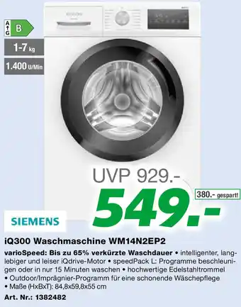 EP Waschmaschine Angebot