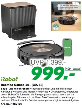 EP Roomba Combo J9+ Angebot