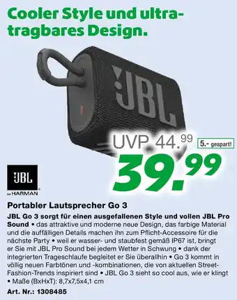 EP Portabler Lautsprecher Go 3 Angebot