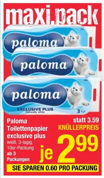 Maximarkt Paloma Toilettenpapier Angebot