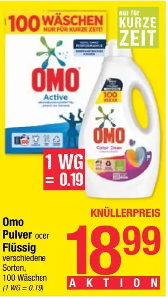 Maximarkt Omo Pulver oder Flüssig Angebot