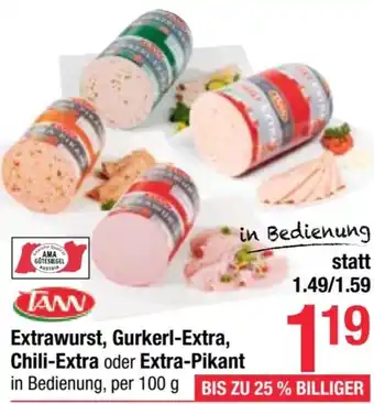 Maximarkt Extrawurst, Gurkerl-Extra, Chili-Extra oder Extra-Pikant Angebot