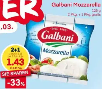 MPreis Galbani Mozzarella 125g Angebot