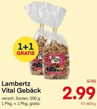 MPreis Lambertz Vital Gebäck Angebot