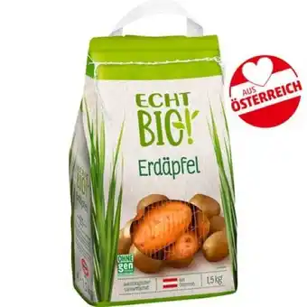 PENNY Echt Bio Erdäpfel div. Sorten Penny 1.50 Kilogramm 1 Sack Angebot