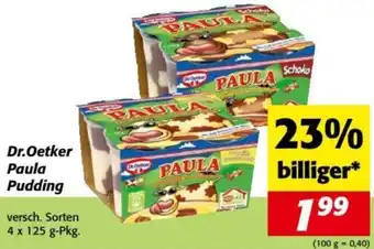 Nah&Frisch Dr.Oetker Paula Pudding Angebot