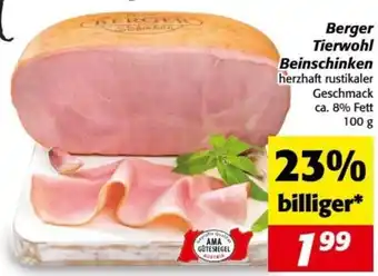 Nah&Frisch Berger Tierwohl Beinschinken Angebot