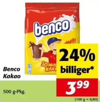 Nah&Frisch Benco Kakao Angebot