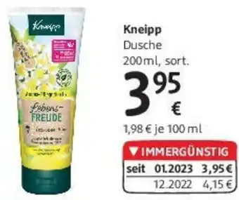 dm Kneipp Dusche 200ml Angebot