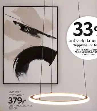 XXXLutz LED-HÄNGELEUCHTE Angebot