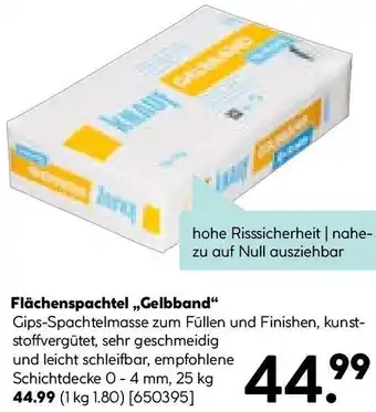 Hellweg Flächenspachtel Gelbband Angebot